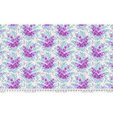 Tula Pink Floral Reef Shadow Sharks Ultraviolet Fabric