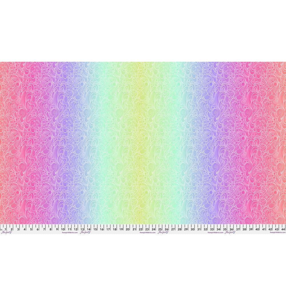 Tula Pink Floral Reef Riptide Deep Dive Fabric