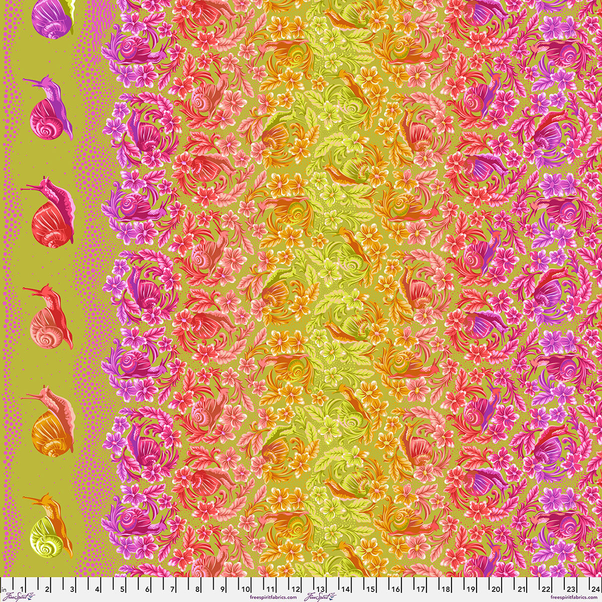 Down to Earth | Snailed It! Afterglow | Fabric by Tula Pink