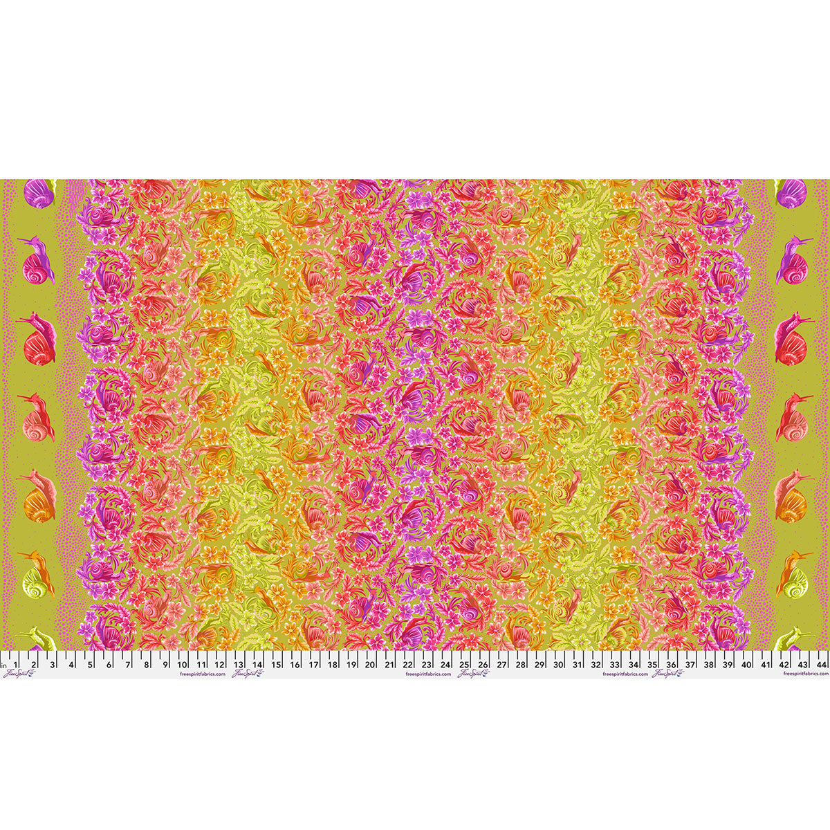 Down to Earth | Snailed It! Afterglow | Fabric by Tula Pink