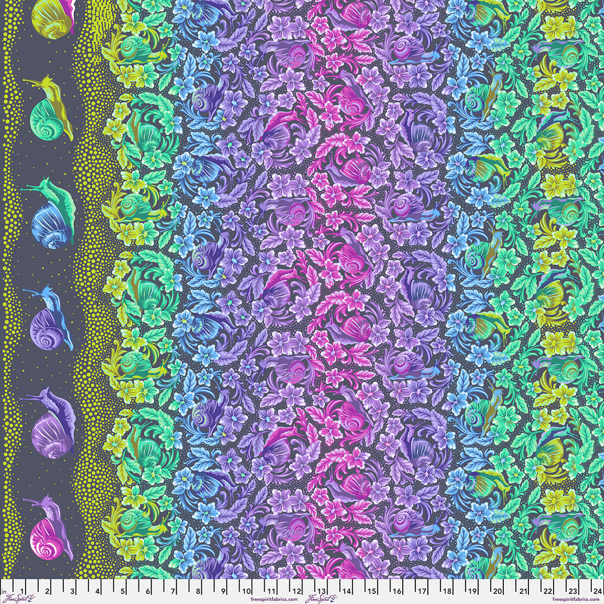 Down to Earth | Snailed It! Daybreak | Fabric by Tula Pink