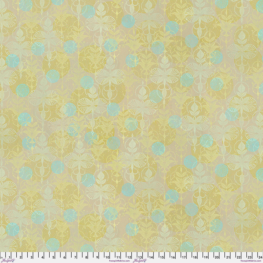 Valori Wells Grace Collection Curious Patient Alabaster Yellow Fabric