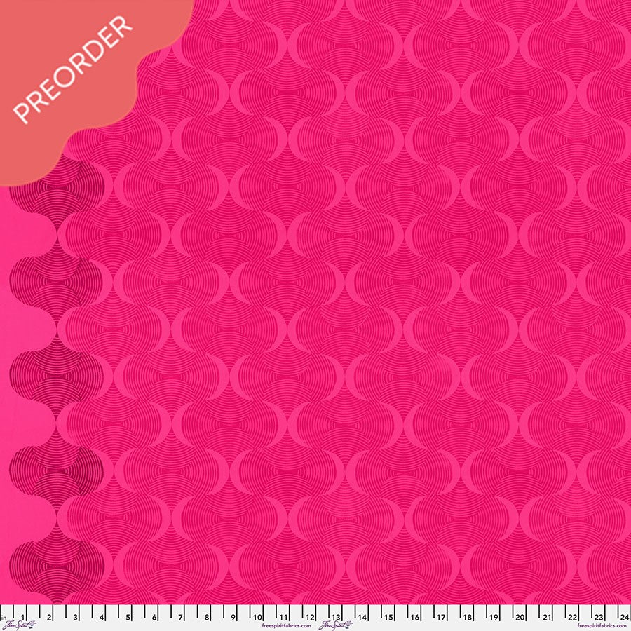 Valori Wells Grace Collection Curious Mindful Fuchsia Pink Fabric