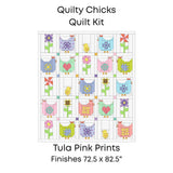Quilty Chicks Quilt Kit - Tula Pink Fabric