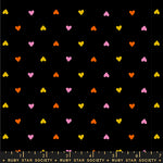 Ruby Star Society Trinketry Hearts Black Fabric