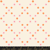 Ruby Star Society Best Day Ever Diamond Flowers Posy Fabric