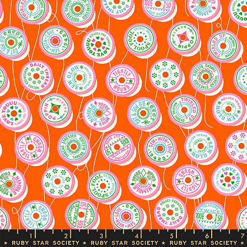Ruby Star Society Trinketry Spools Goldfish Fabric