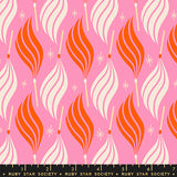 Ruby Star Society Trinketry Lit Flamingo Pink Fabric