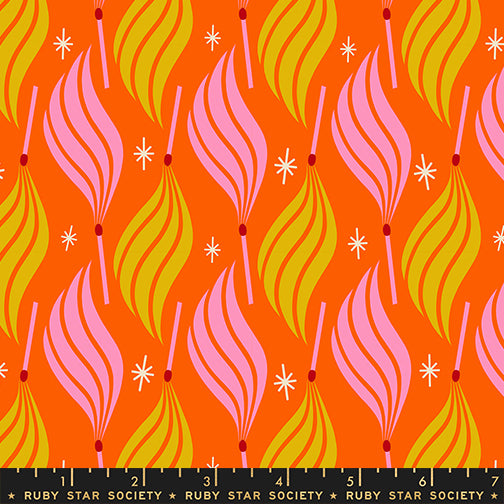 Ruby Star Society Trinketry Lit Goldfish Orange Fabric