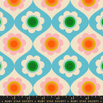 Ruby Star Society Trinketry Floral Turquoise Fabric