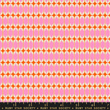 Ruby Star Society Trinketry Geometric Flamingo Pink Fabric