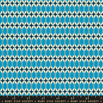 Ruby Star Society Trinketry Geometric Bright Blue Fabric