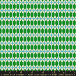 Ruby Star Society Trinketry Geometric Deep Verdant Fabric