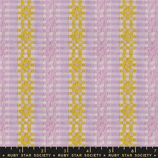 Lofi Loom Bitmap Macaron Woven Fabric by Ruby Star Society