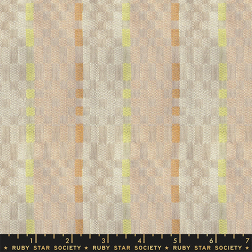 Lofi Loom Quadrilateral Linen Woven Fabric by Ruby Star Society
