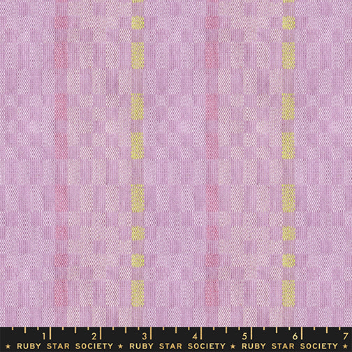 Lofi Loom Quadrilateral Macaron Woven Fabric by Ruby Star Society