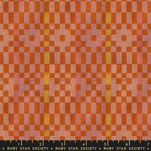 Lofi Loom Quadrilateral Saddle Woven Fabric by Ruby Star Society