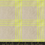 Lofi Loom Tattersome Linen Woven Fabric by Ruby Star Society