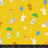 Float Up Starfruit Fabric by Ruby Star Society