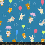 Float Up Parachute Blue Fabric by Ruby Star Society