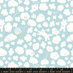 Float Cloudy Lily Pad Fabric by Ruby Star Society