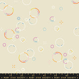 Float Bubbly Parchment Fabric by Ruby Star Society