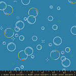 Float Bubbly Parachute Blue Fabric by Ruby Star Society