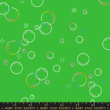 Float Bubbly Verdant Fabric by Ruby Star Society
