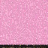 Ruby Star Society Teddy and The Bears Flames Daisy Pink Fabric