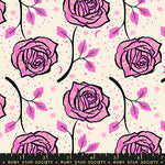  Ink Shop Roses Lipstick Fabric by Ruby Star Society