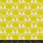 Ink Shop Scallop Flower Pistachio Fabric by Ruby Star Society