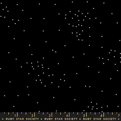 Ink Shop Sugar Black Fabric by Ruby Star Society
