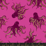 Ink Shop Mystery Food Metallic Berry Fabric by Ruby Star Society
