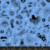 Ink Shop Tattoo Flash Lindley Fabric by Ruby Star Society