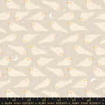 Ruby Star Society Bird is the Word Sandbox Cream Fabric