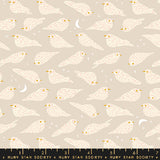 Ruby Star Society Bird is the Word Sandbox Cream Fabric