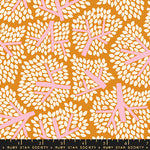 Ruby Star Society Bird is the Word Turmeric Orange Fabric