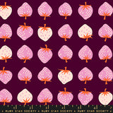 Ruby Star Society Strawberry Deep Plum Fabric