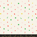 Colorful confetti pattern on a white background with a Ruby Star Society label at the bottom.