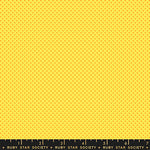1800 Calico Mini Dot Chrome Yellow Fabric by Ruby Star Society