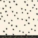 Ruby Star Society Starry 2 Natural Black Cream Fabric