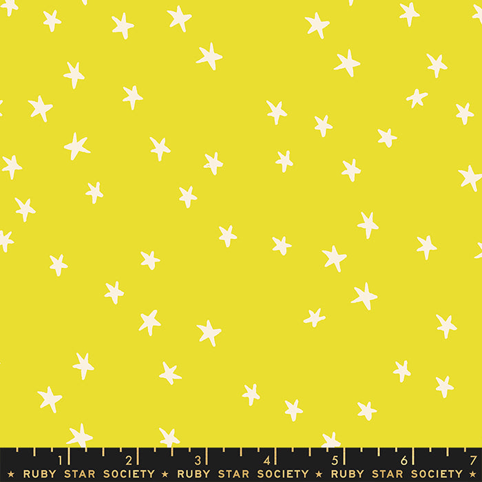 Ruby Star Society Starry 2 Citron Yellow Fabric