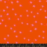 Ruby Star Society Starry 2 Warm Red Orange Fabric