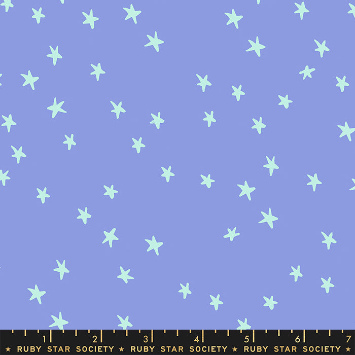 Ruby Star Society Starry 2 Dusk Light Blue Fabric