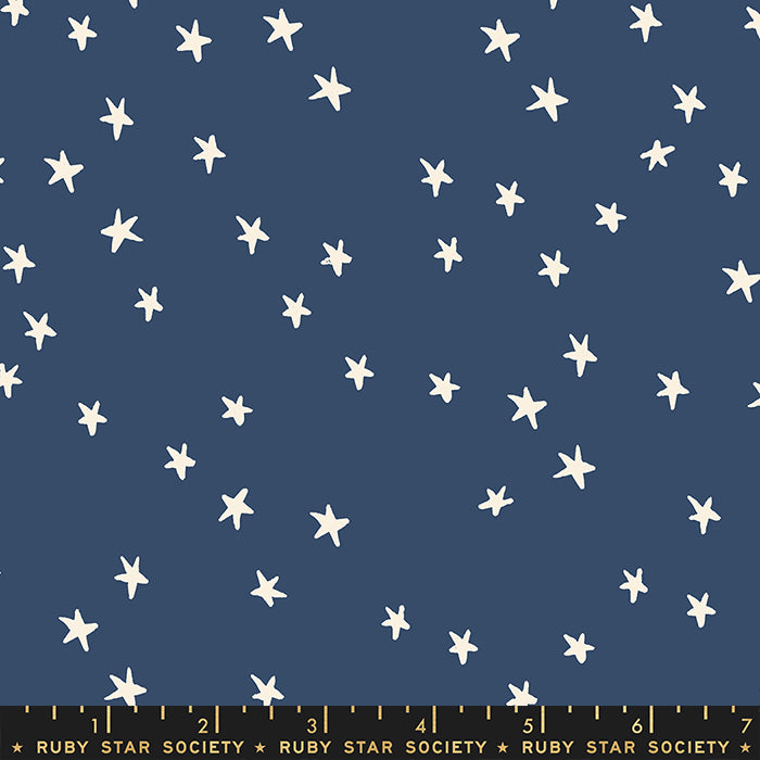 Ruby Star Society Starry 2 Bluebell Blue Fabric