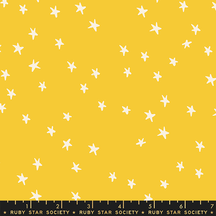 Ruby Star Society Starry 2 Sunshine Yellow Fabric
