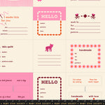 1800 Calico Thanks I Made It Pink Panel by Ruby Star Society