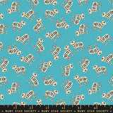 1800 Calico Meow Wave Fabric by Ruby Star Society