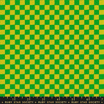 1800 Calico Checks Verdant Green Fabric by Ruby Star Society