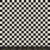 1800 Calico Checks Black Fabric by Ruby Star Society